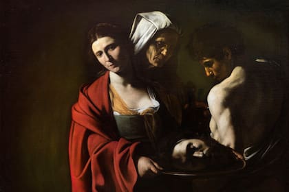 "Salomé con la cabeza del Bautista (2ª versión)", de Caravaggio (1608), de la colección del Palacio Real de Madrid