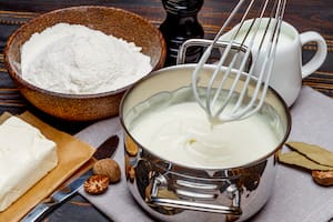 Salsa blanca o bechamel sin grumos