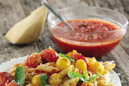 Salsa rápida de tomates para pastas