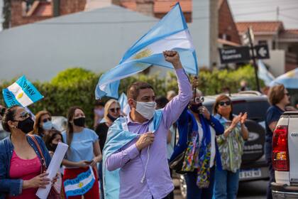 La protesta en Salta