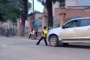 Salta: conductor atropelló y arrastró a un agente de tránsito durante un operativo vial