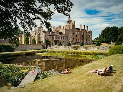 Saltburn fue filmado en la mansión Drayton House ubicada en Northamptonshire, Inglaterra