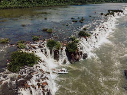 Saltos del Moconá, en Misiones, son cataratas de entre cinco y 10 metros de altura