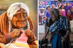 Salud Ramírez, en el pueblo michoacano de Santa Fe de la Laguna, en marzo de 2021