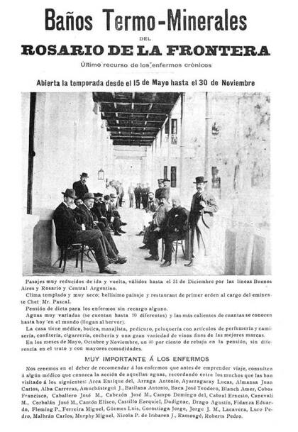 Salud y recreación, en el Termas de Rosario de la Frontera