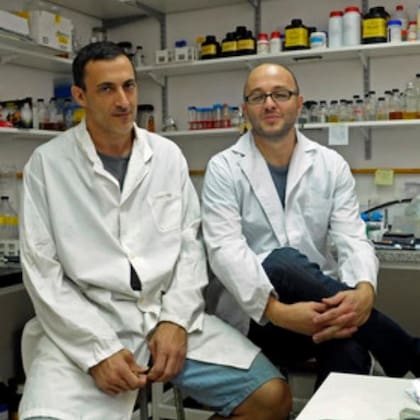 Salvador Peirú y Hugo Menzella