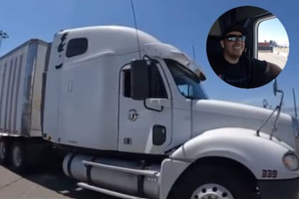 Salvadoreño regresa a su país y lleva sus cosas desde California en un trailer