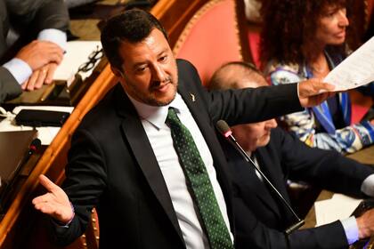 El líder de derecha Matteo Salvini