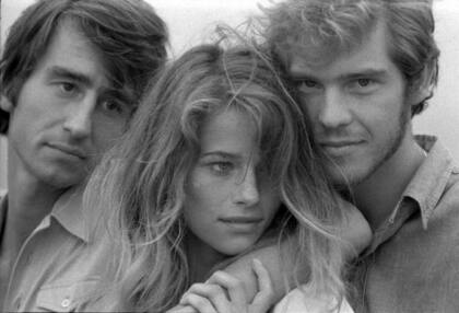 Sam Waterston, Rampling y Robie Porter en la película 'Three', de James Salter, de 1968
