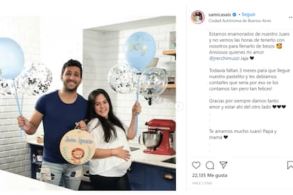 Samanta Casais contó que esperan a un nene que nacerá en tres meses