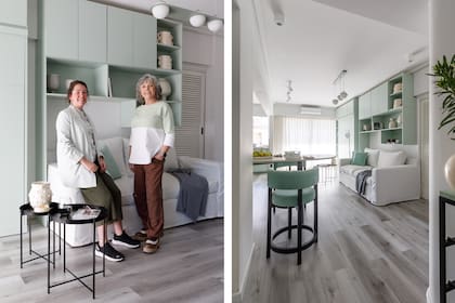 Samantha Kuperschmit y Laura Kalmus, hija y madre responsables de Kuperdesign Construcciones.