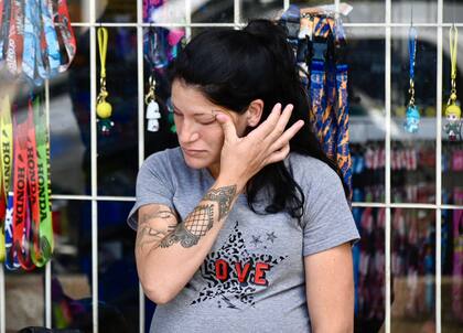 Samantha , madre de Tomás Tello, joven asesinado en Santa Teresita.