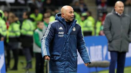 Sampaoli, en el Luzhniki
