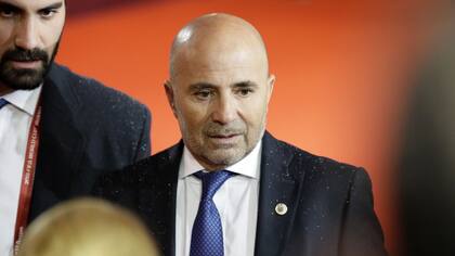 Sampaoli, en la ceremonia