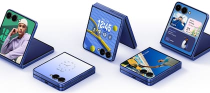 Samsung presentó el Galaxy Z Flip7, su modelo plegable con tapita más delgado, con una pantalla externa de 4,1 pulgadas e interna de 6,9 pulgadas