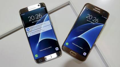 Samsung presentó los nuevos teléfonos Galaxy, en sus versiones S7 y S7 Edge