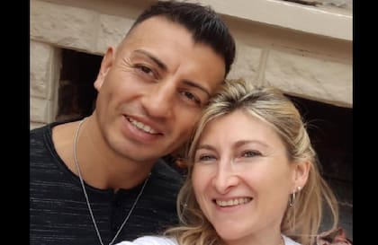 Samuel Llanos junto a Analía Maldonado