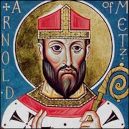 San Arnulfo de Metz vivió entre los siglos VI y VII. (Foto: Catholic.net)