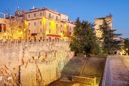Callejuelas en San Marino.