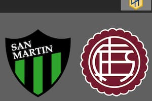 San Martín San Juan y Lanús disputaron uno de los encuentros de la jornada del fútbol argentino