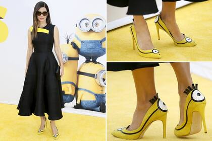 Sandra Bullock se puso a tono con la première a la que asistió