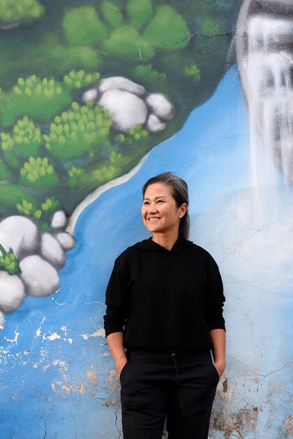 Sandra Lee es una de las personas que promocionan Gastro Corea, un evento dedicado a la difusión de la cultura coreana; nació en Corea, pero vive en la Argentina desde los 12 años