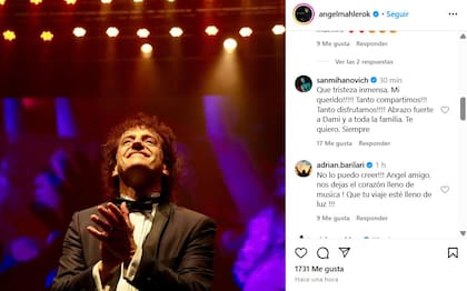 Sandra Mihanovich y Adrián Barilari despidieron a Ángel Mahler