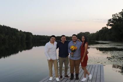 Sandro se casó en el campamento en Nueva York