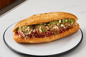 Sándwich de albóndigas
