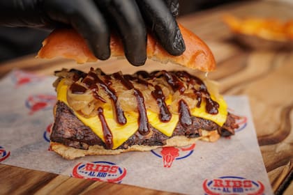 Sandwich de ribs en Ribs al Río