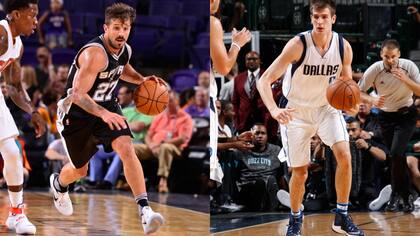 Sangre nueva en la NBA: Nicolás Laprovittola, con los Spurs, y Nicolás Brussino, con los Mavericks