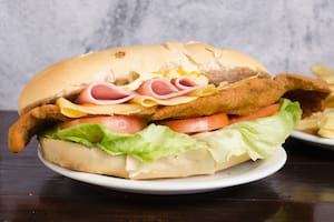 Sánguche de milanesa completo
