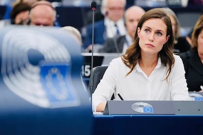 Sanna Marin, la primera ministra de Finlandia