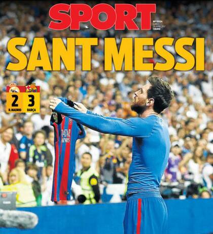 Sant Messi, la tapa de Sport