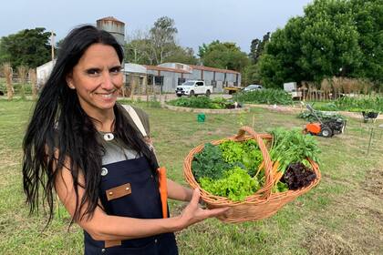 Santa Angela tiene huerta y cientos de árboles.