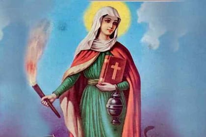Santa Marta de Betania, las hermana de Lázaro, que fue amiga de Jesús