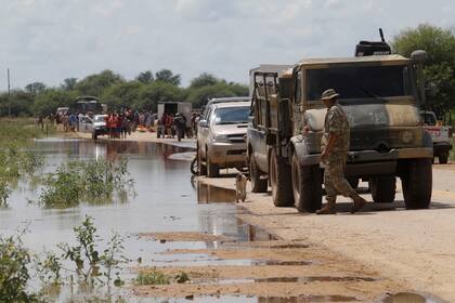 Santa Victoria, Salta. Evacuados en la zona de La Curvita