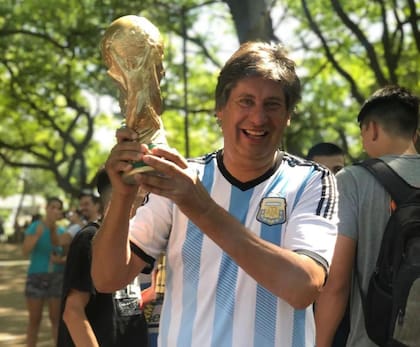 Santacroce, luego de que la selección argentina saliera campeona del Mundial 2022