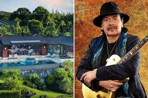 La nueva casa de Carlos Santana en Hawái: spa privado y piscina de agua salada