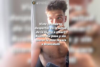 Santi Maratea cruzó a Diego Brancatelli tras sus dichos (Foto: Instagram @santimaratea)
