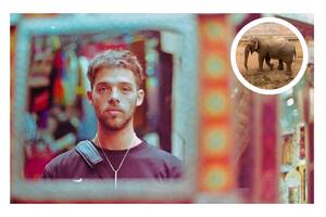 Santi Maratea donó el excedente de distintas campañas solidarias previas para que el elefante Tamy pueda ser trasladado dedesde Mendoza a un santuario animal en Brasil