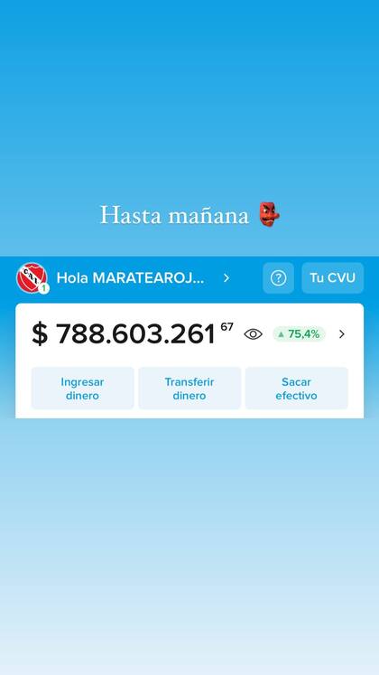 Santi Maratea reveló cuánto lleva recaudado para el club Independiente