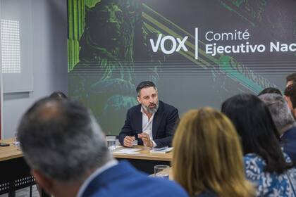 Santiago Abascal preside el Comité Ejecutivo Nacional de Vox