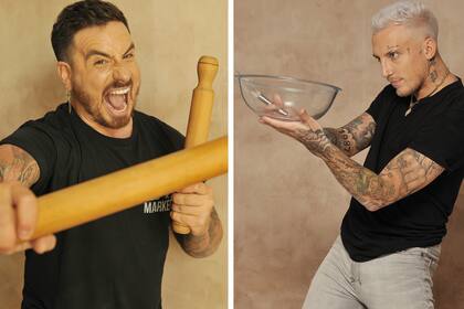 Santiago Bal y el Polaco, dos participantes que dicen saber de asado y después rebuscársela en la cocina