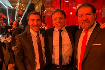 Santiago Bulat, José del Río y Claudio Zuchovicki