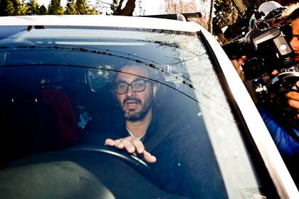Santiago Cafiero, ayer, entrando a la quinta presidencial de Olivos