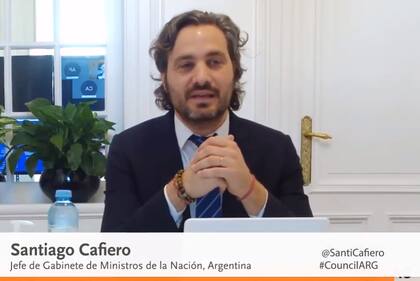 Santiago Cafiero en el Council of the Americas