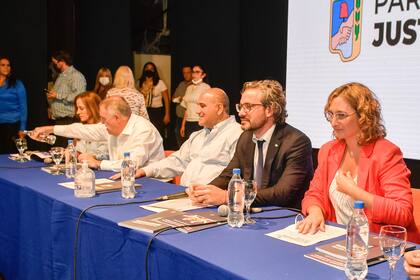 Santiago Cafiero junto a Juan Manzur en Tucumán