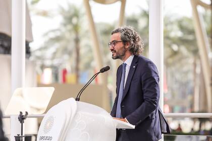 Santiago Cafiero participó de Expo Dubái y su pronunciación en inglés fue foco de las críticas