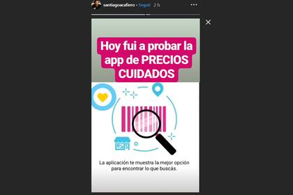 Santiago Cafiero salió a recorrer supermercados; también les mandó a los titulares de las carteras un mensaje por WhatsApp